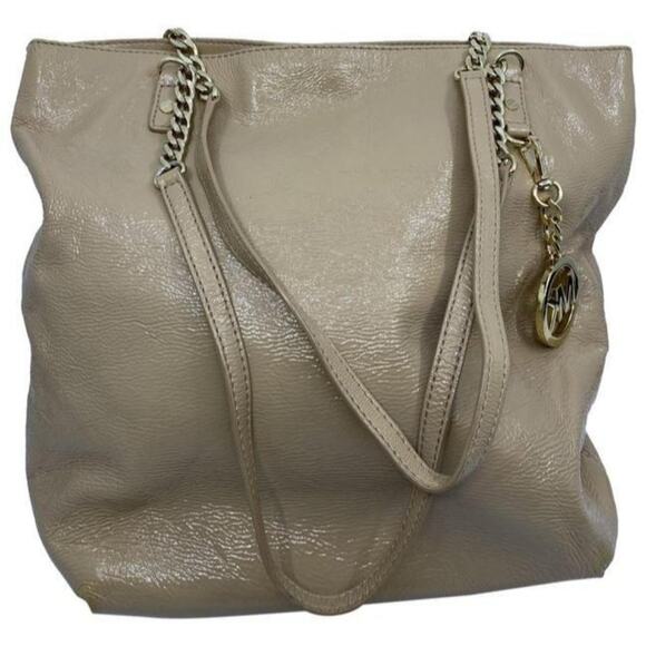 Michael Kors Handbags - michael kors shopping tan patent leather tote